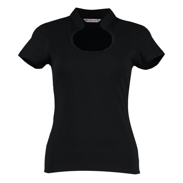Women's corporate top keyhole neck (regular fit) Thumbnail