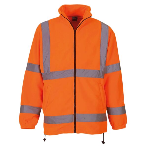 Hi-vis heavyweight fleece jacket (HVK08) Thumbnail