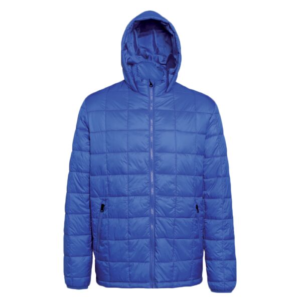 Box quilt hooded jacket Thumbnail