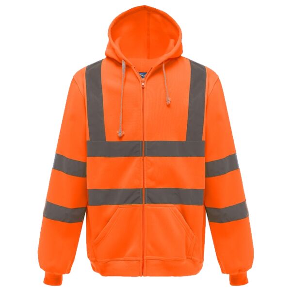 Hi-vis zip hoodie (HVK07) Thumbnail