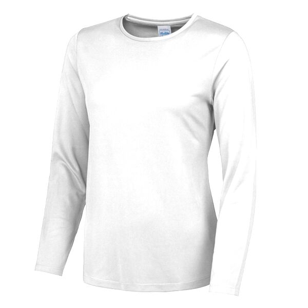 AWDis Ladies Cool Long Sleeve T-Shirt. Thumbnail