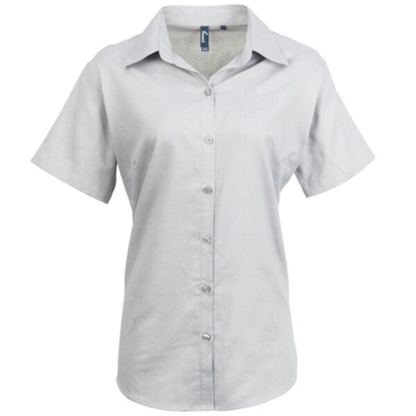WOMENS  signature Oxford short sleeve shirt. Thumbnail