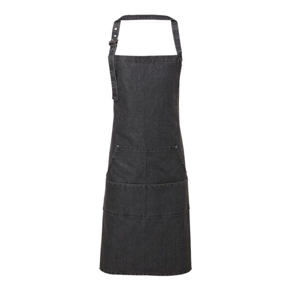 JEANS stitch bib apron. Thumbnail