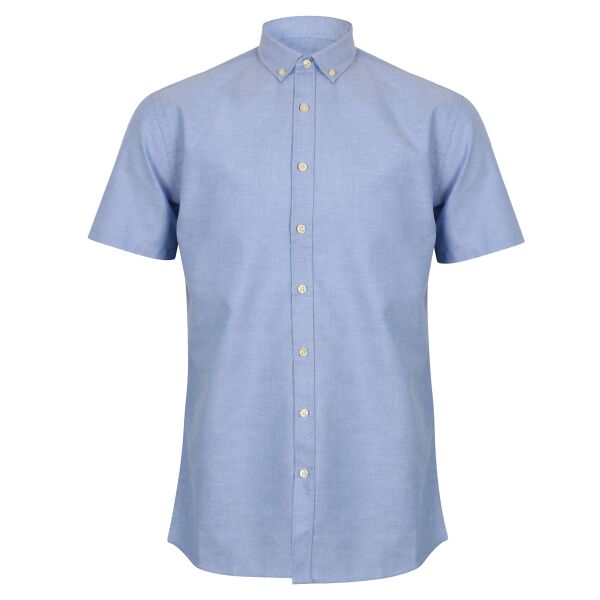 Modern short sleeve Oxford shirt. Thumbnail