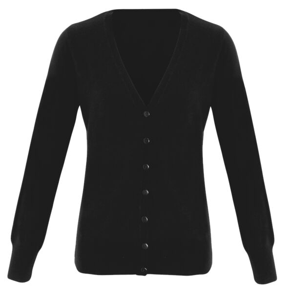 Women's 'essential' acrylic cardigan. Thumbnail