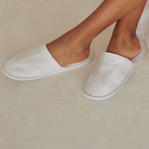 Waffle mule slippers Thumbnail