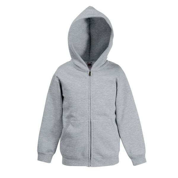 Kids classic hooded sweatshirt jacket. Thumbnail