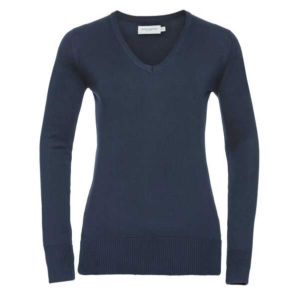 WOMENS  v-neck knitted sweater. Thumbnail