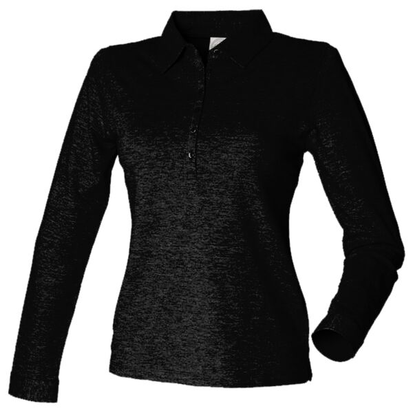 Women's long sleeve stretch polo - FC Thumbnail