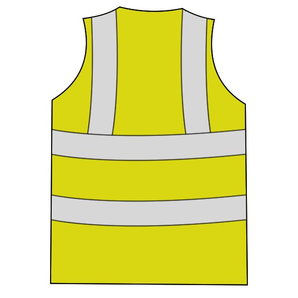 Top cool open mesh 2 band and braces waistcoat (HVW120) Thumbnail