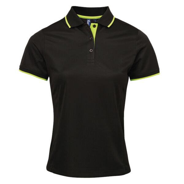 WOMENS  contrast Coolchecker® polo Thumbnail